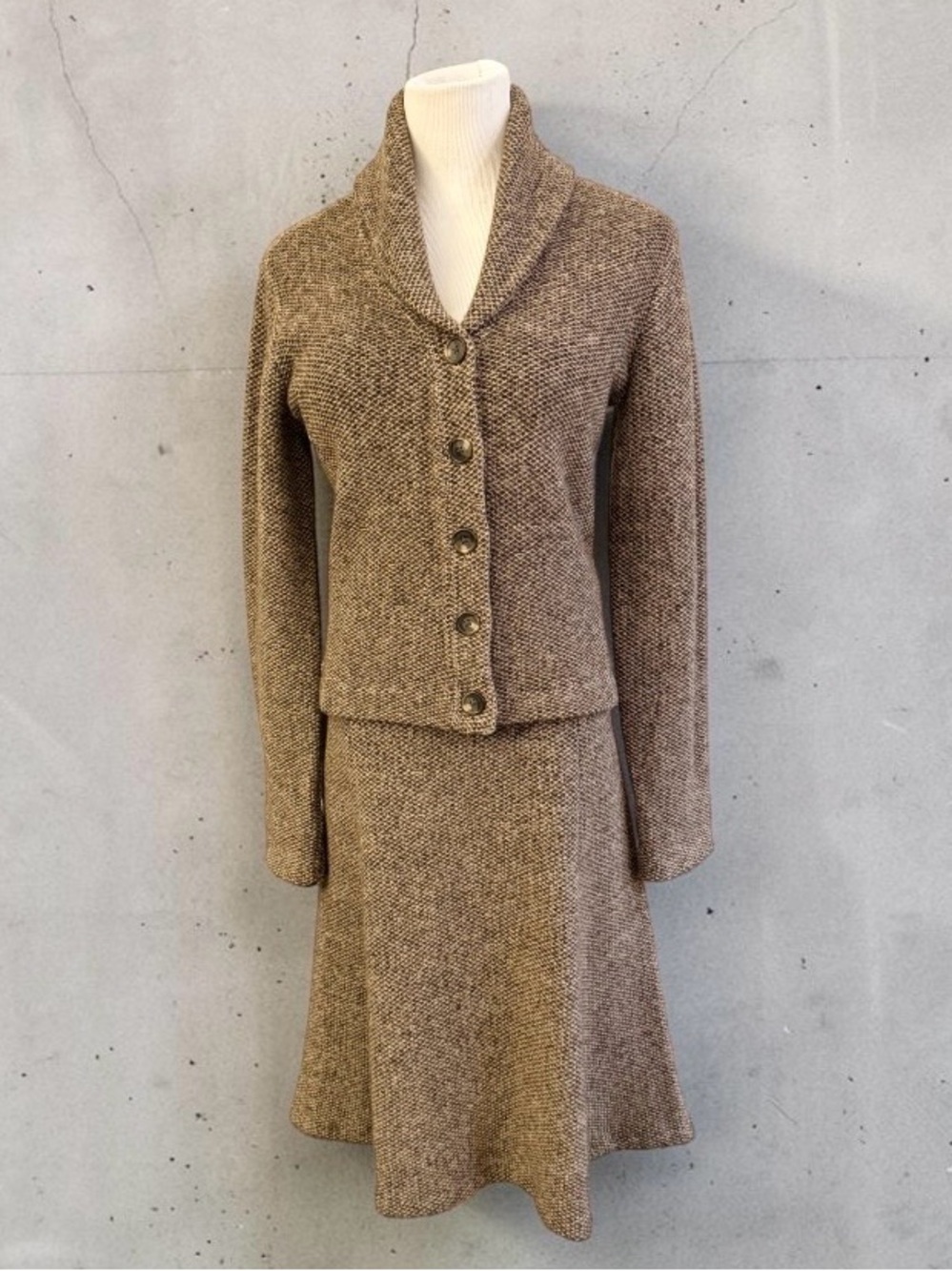 RALPH LAUREN Knit Lambswool Country Equestrian Walking Suit